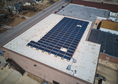 ES Lighting Solar Array in Lawrence, Kansas.