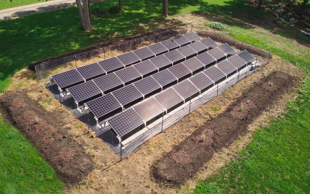 12.96 kW Residential Ground Mount Solar Installation in Lawrence, Kansas