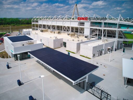 CPKC Stadium’s 75.6 kW Commercial Solar Installation in Kansas City, Missouri